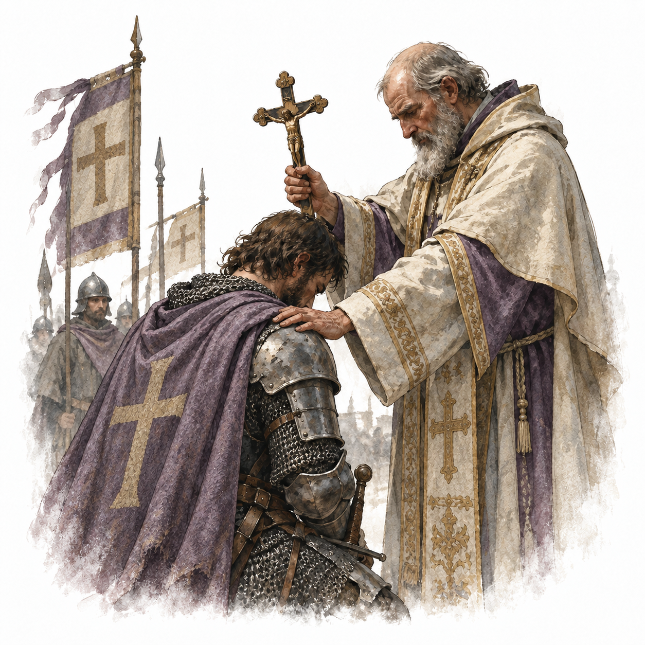 Blessed Crucifix illustration