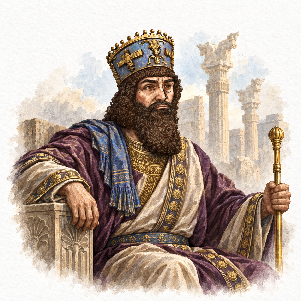 Darius III illustration
