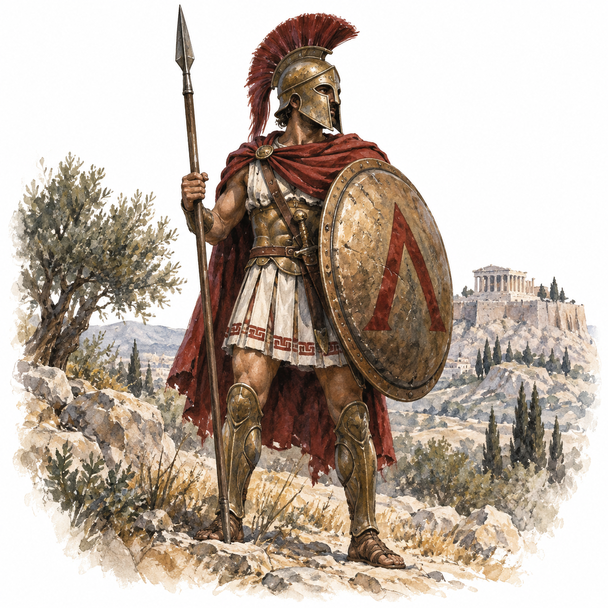Hoplite illustration